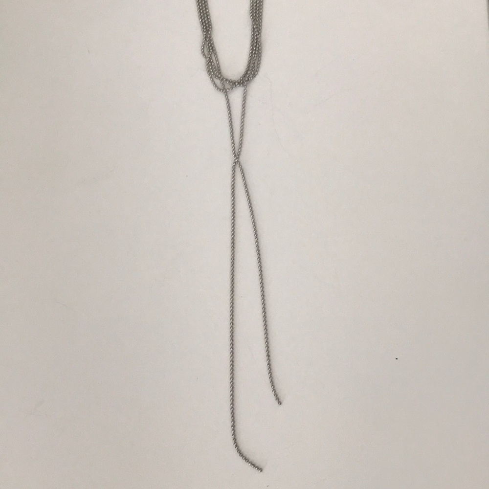 Silver Lasso Necklace from Fab Fit Fun